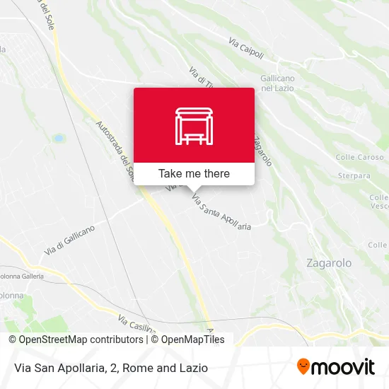 Via San Apollaria, 2 map