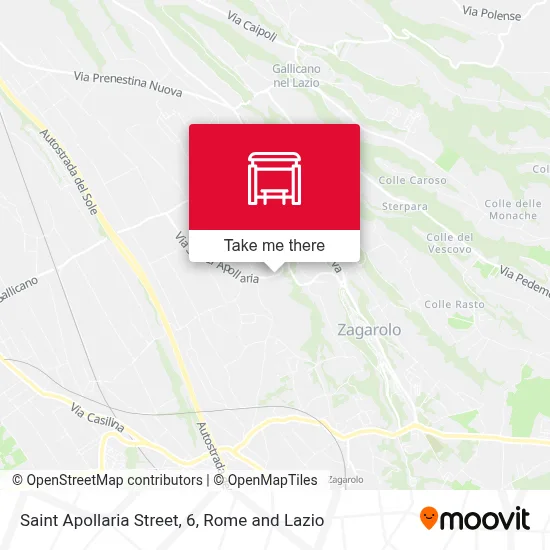 Saint Apollaria Street, 6 map