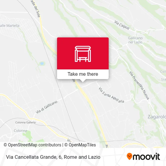 Via Cancellata Grande, 6 map