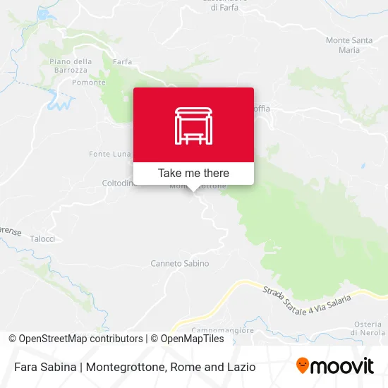 Fara Sabina | Montegrottone map