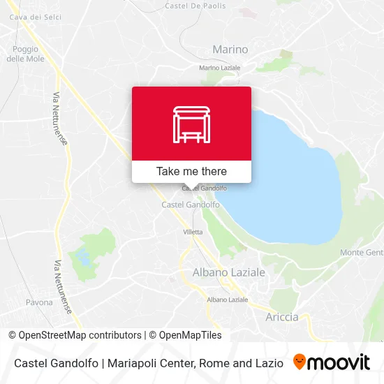 Castel Gandolfo | Mariapoli Center map