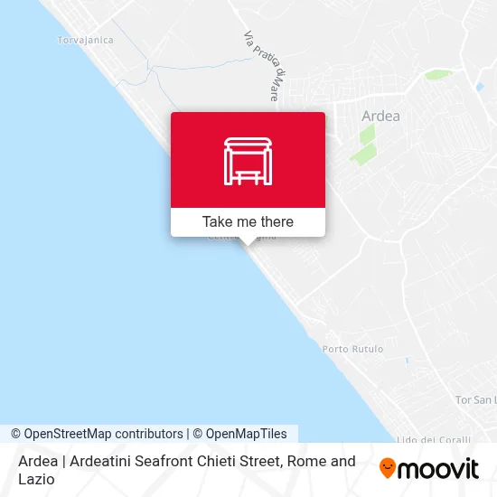 Ardea | Ardeatini Seafront Chieti Street map