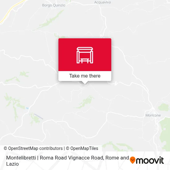 Montelibretti | Roma Road Vignacce Road map