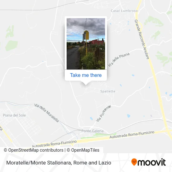 Moratelle/Monte Stallonara map