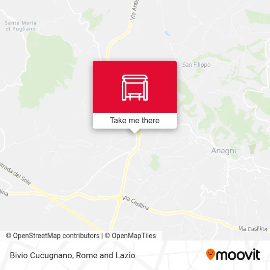 Bivio Cucugnano map