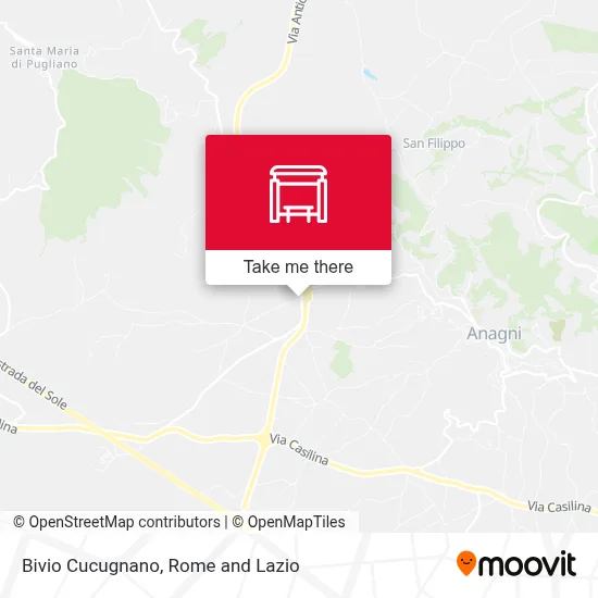 Bivio Cucugnano map