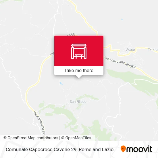 Comunale Capocroce Cavone 29 map
