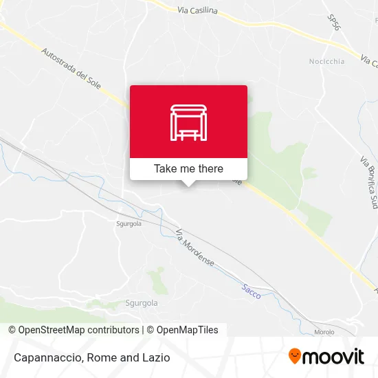 Capannaccio map