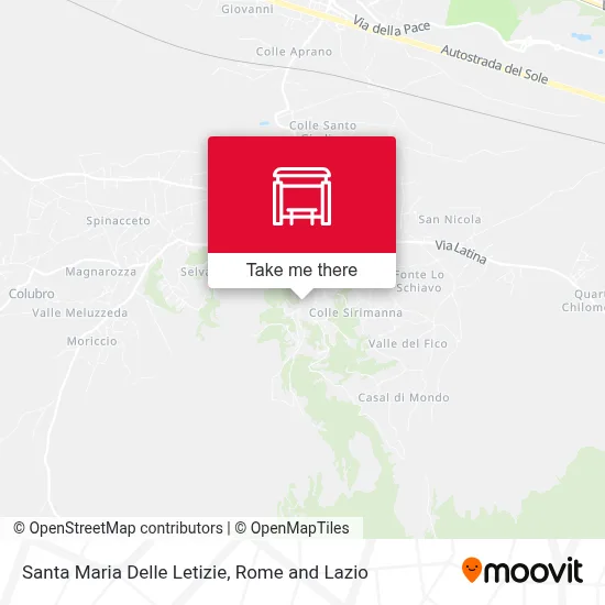 Santa Maria Delle Letizie map