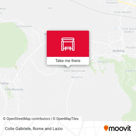 Colle Gabriele map