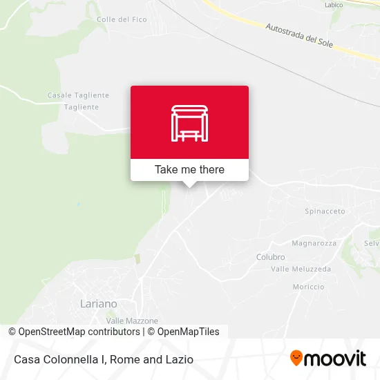 Casa Colonnella I map