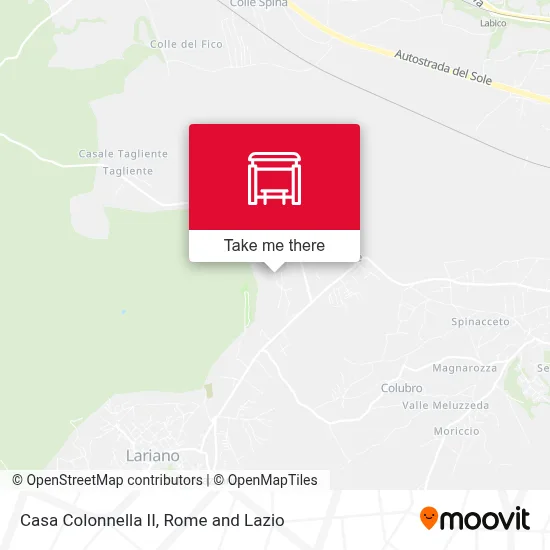 Casa Colonnella II map