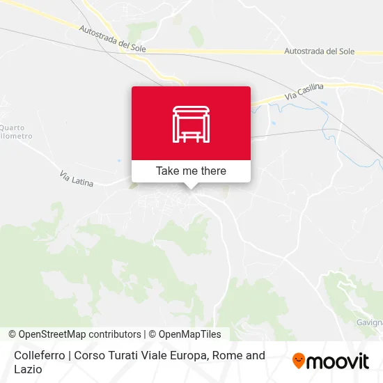 Colleferro | Corso Turati Viale Europa map