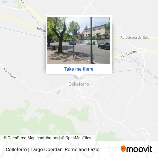 Colleferro | Largo Oberdan map