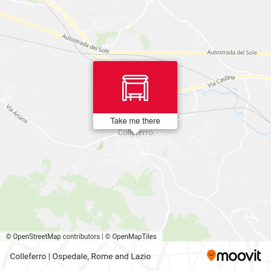 Colleferro | Ospedale map