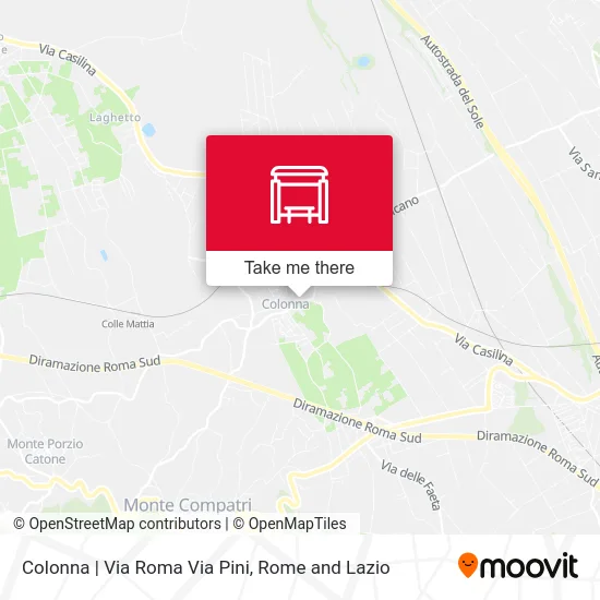 Colonna | Via Roma Via Pini map