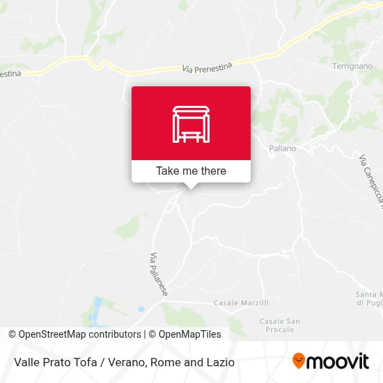 Valle Prato Tofa / Verano map