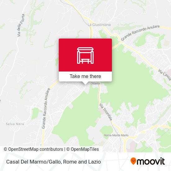 Casal Del Marmo/Gallo map