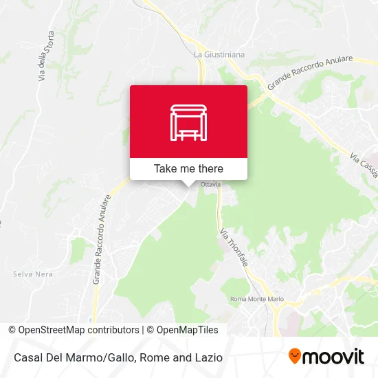 Casal Del Marmo/Gallo map