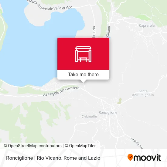 Ronciglione | Rio Vicano map