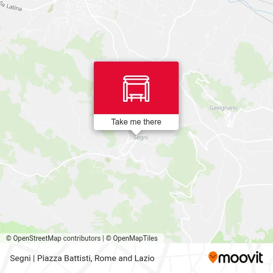 Segni | Piazza Battisti map