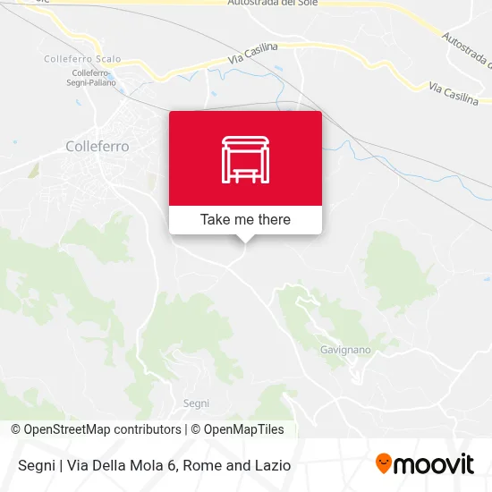 Segni | Via Della Mola 6 map