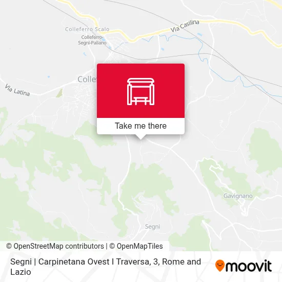 Segni | Carpinetana Ovest I Traversa, 3 map