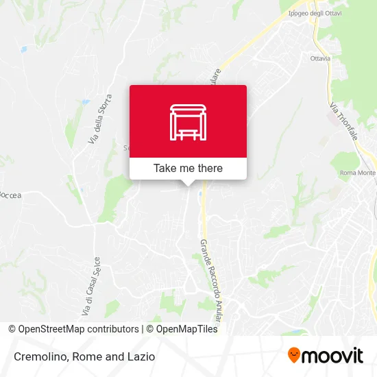 Cremolino map