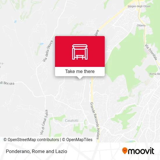 Ponderano map
