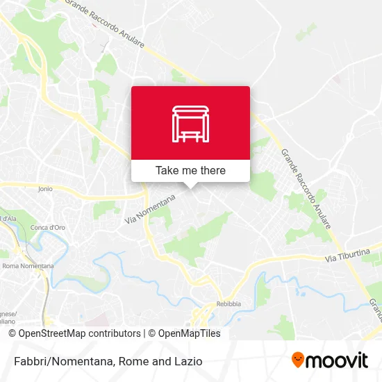 Fabbri/Nomentana map
