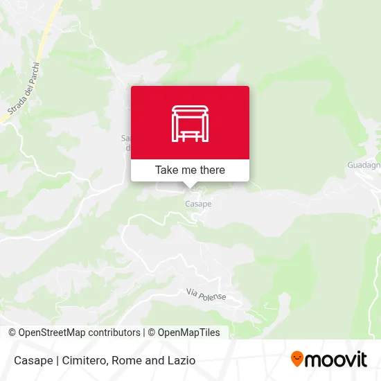 Casape | Cimitero map