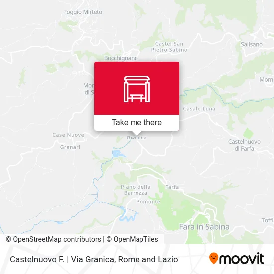 Castelnuovo F. | Via Granica map