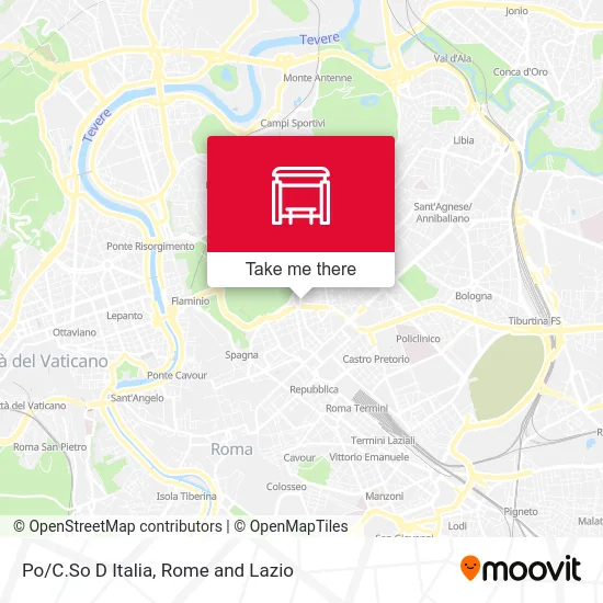 Po/Corso D'Italia map