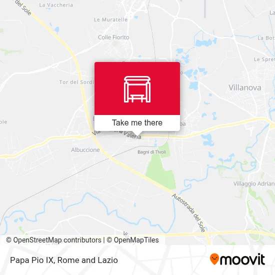 Papa Pio IX map
