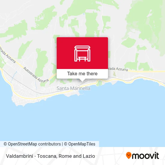 Valdambrini - Toscana map