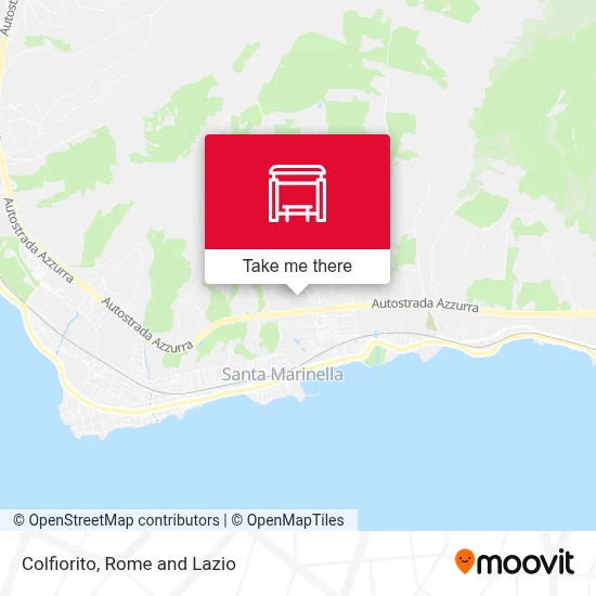 Colfiorito map