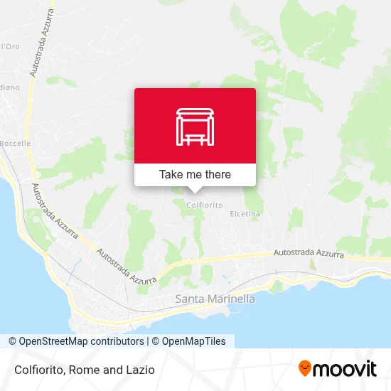 Colfiorito map