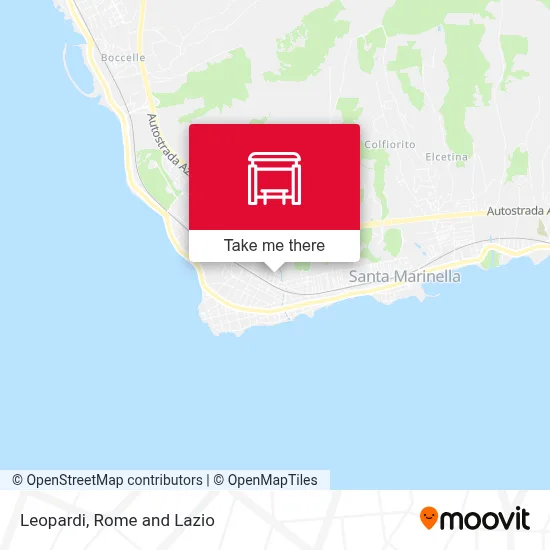 Leopardi map