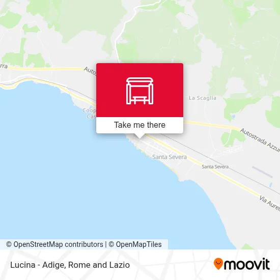 Lucina - Adige map