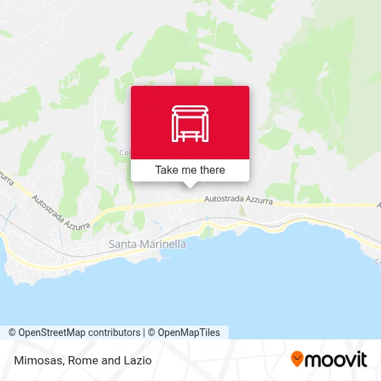 Mimosas map