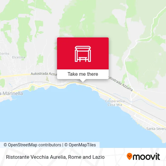 Ristorante Vecchia Aurelia map
