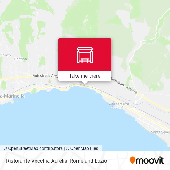 Ristorante Vecchia Aurelia map