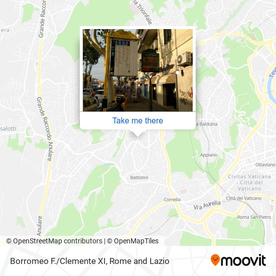 Borromeo F./Clemente XI map