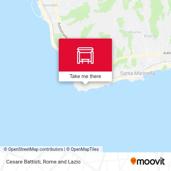 Cesare Battisti map