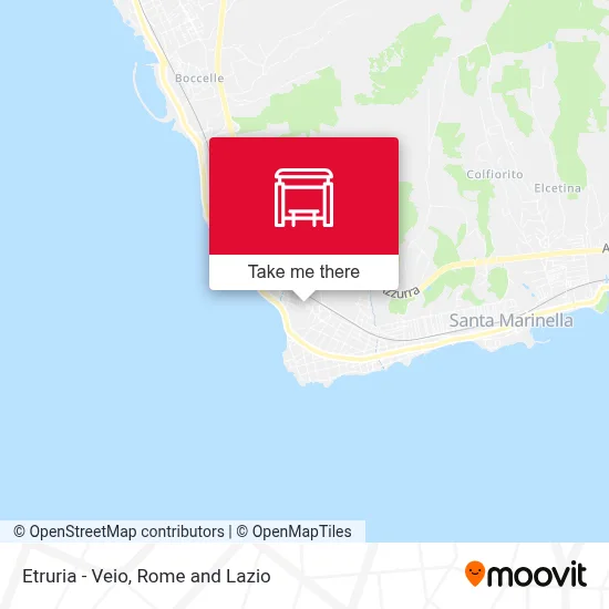 Etruria - Veio map
