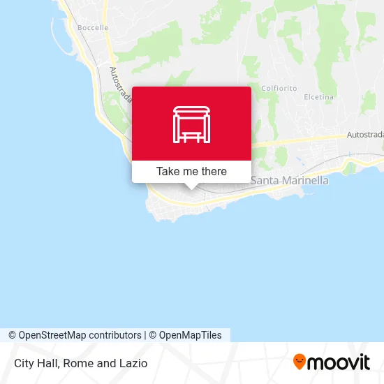 City Hall map