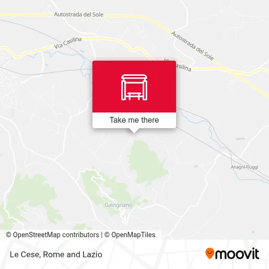 Le Cese map