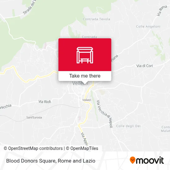 Blood Donors Square map