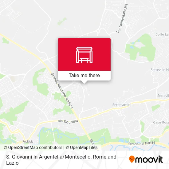 San Giovanni In Argentella / Montecelio map