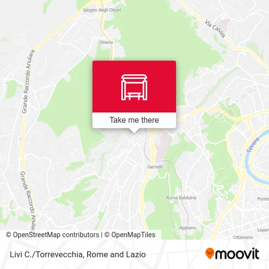 Livi C./Torrevecchia map